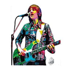 Randy Meisner Eagles Singer Bass Guitar Rock Music Poster Print Wall Art 18x24